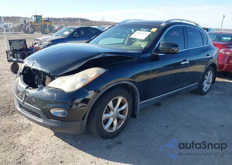 2008 Infiniti Ex35 Journey z USA, uszkodzony, nr VIN JNKAJ09F98M357060